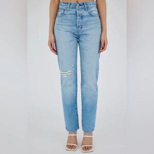Moussy Vintage Womens Cliffdale Straight Jeans Size 28